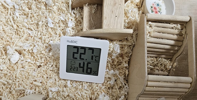 골든햄스터 겨울철 온도 관리 방법(온습도계)