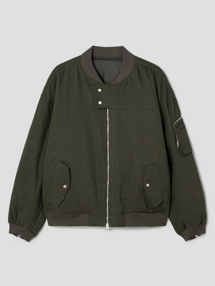 {점퍼} 마리와 별난 아빠들 110회 :: 김영재(표도기) / 에잇세컨즈 8 seconds 카키 패딩 항공점퍼