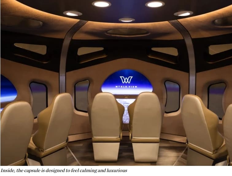 2024년 승객 비행 개시 풍선 우주선 공개 VIDEO: World View unveils balloon spacecraft that will begin passenger flights in 2024