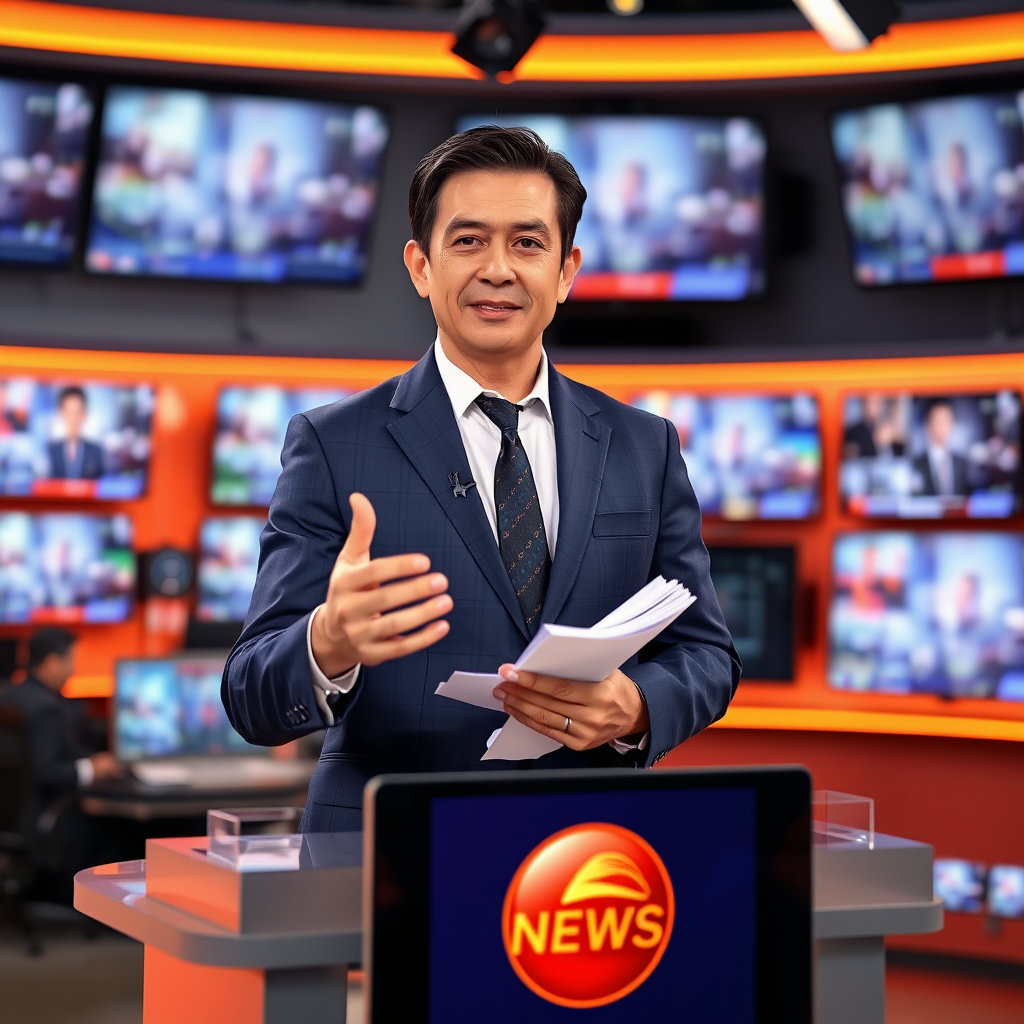 뉴스 앵커 사진
