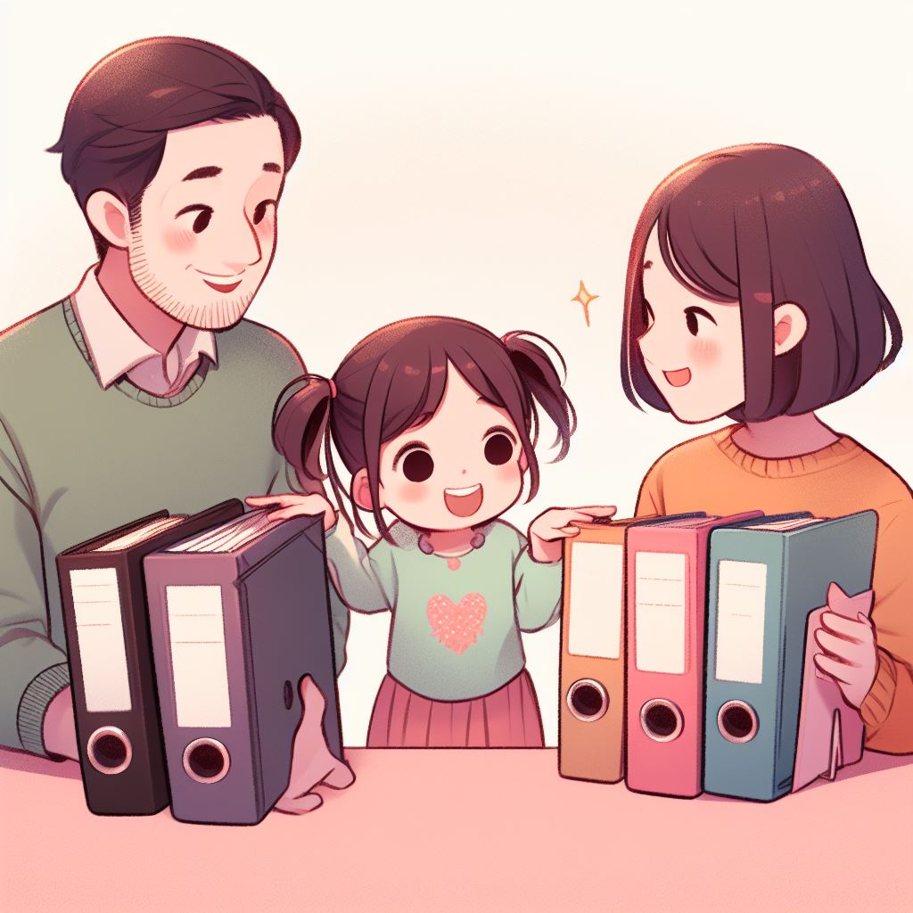 아이를 위한 포트폴리오 만들기