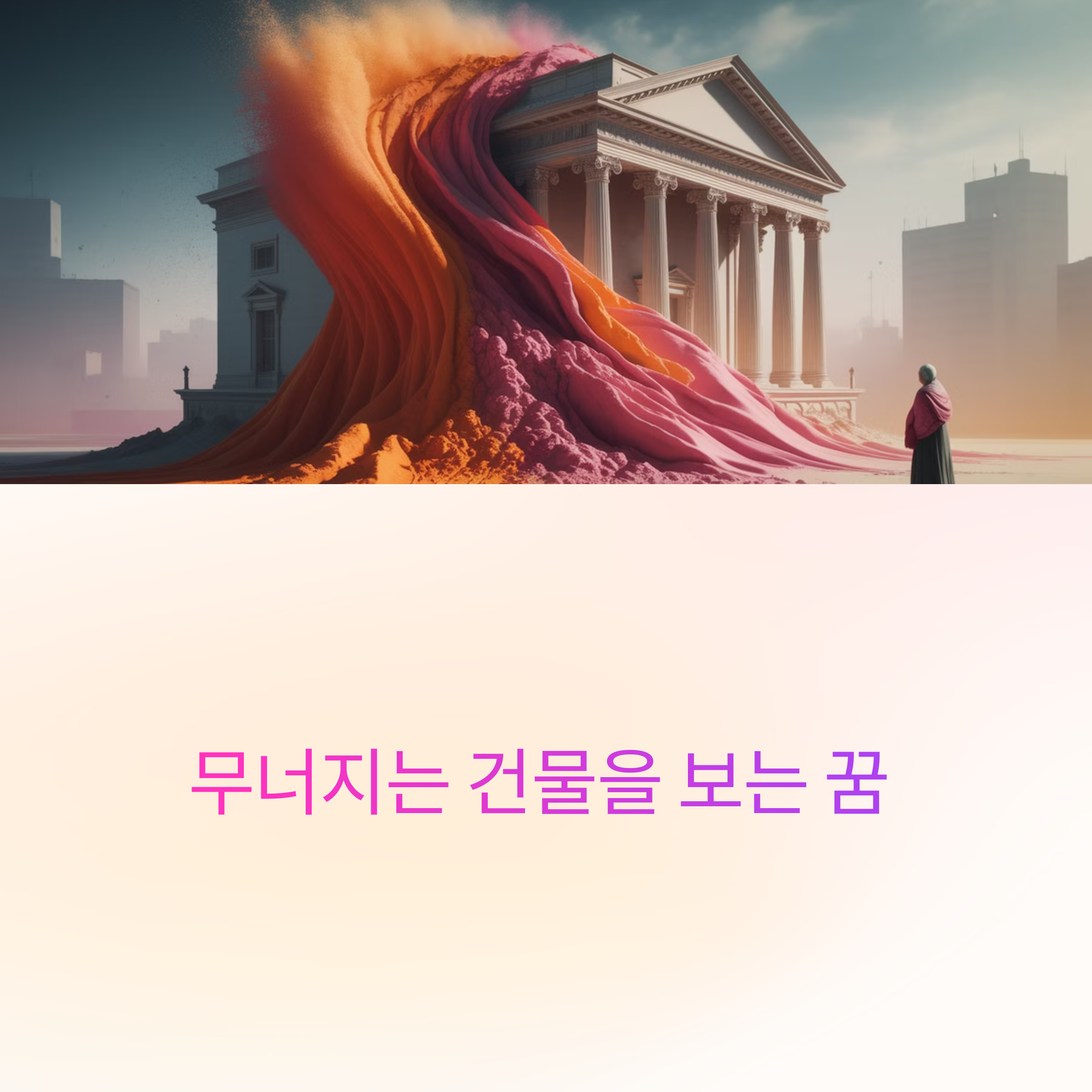 무너지는 건물을 보는 꿈