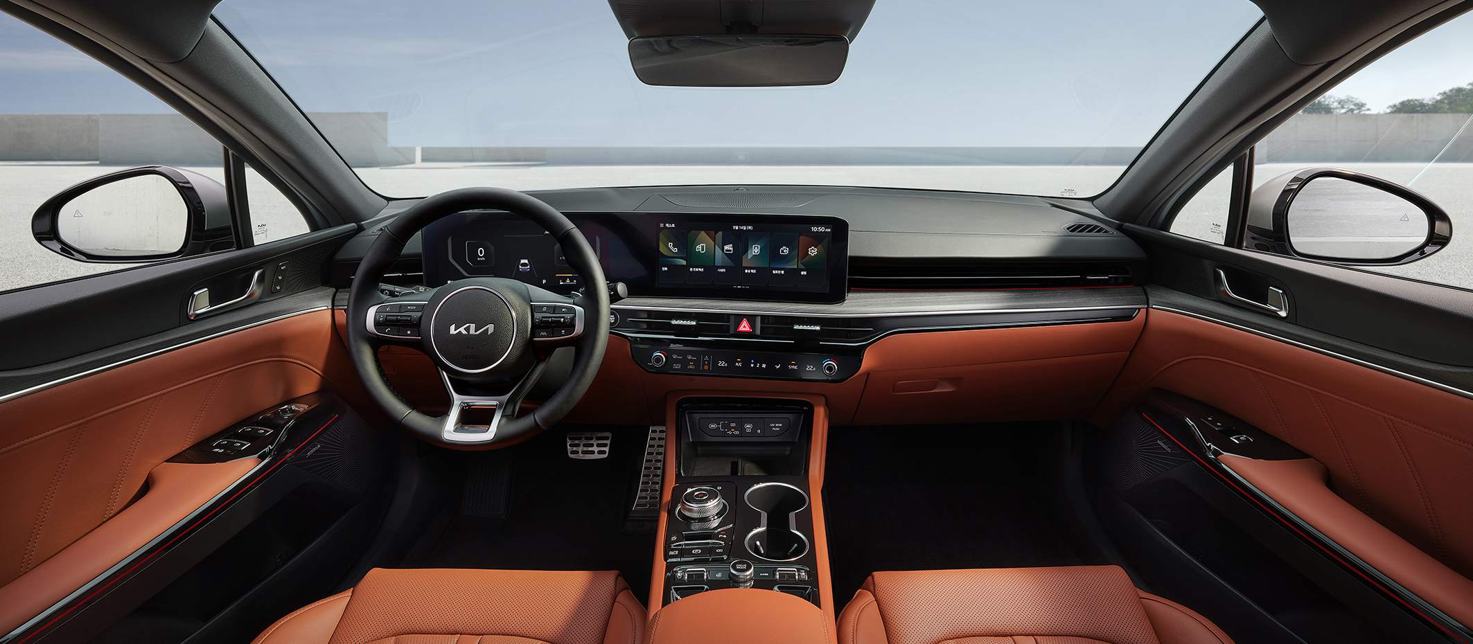 더 뉴 K5 실내 디자인