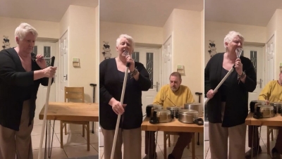 부모 세대가 물건을 버리지 않고 수리해 오래 사용하는 생활 습관 모습