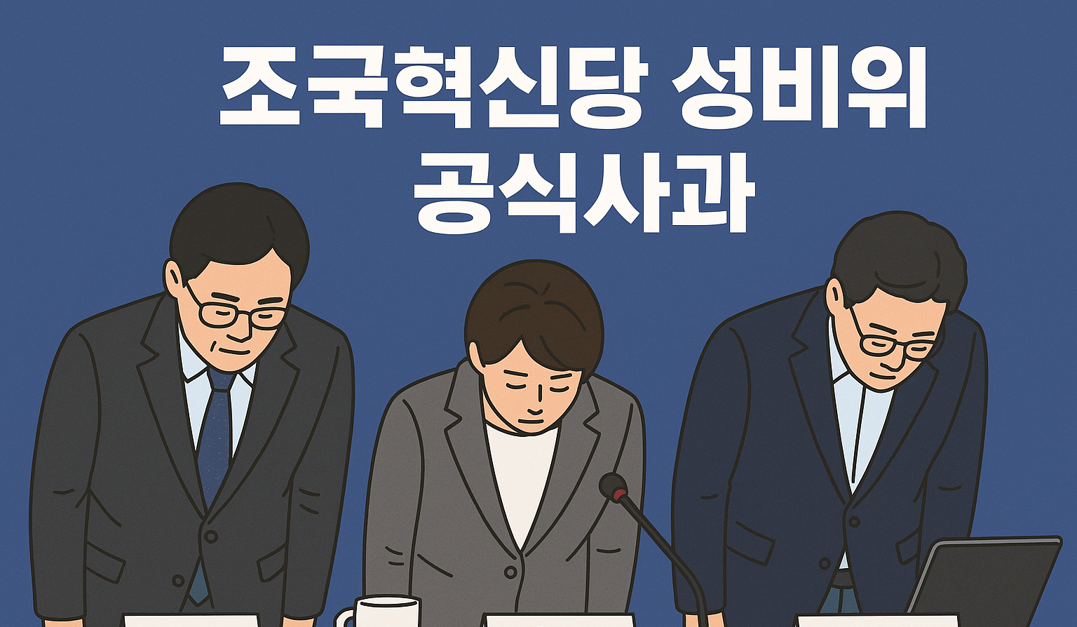 조국혁신당 성비위 공식사과