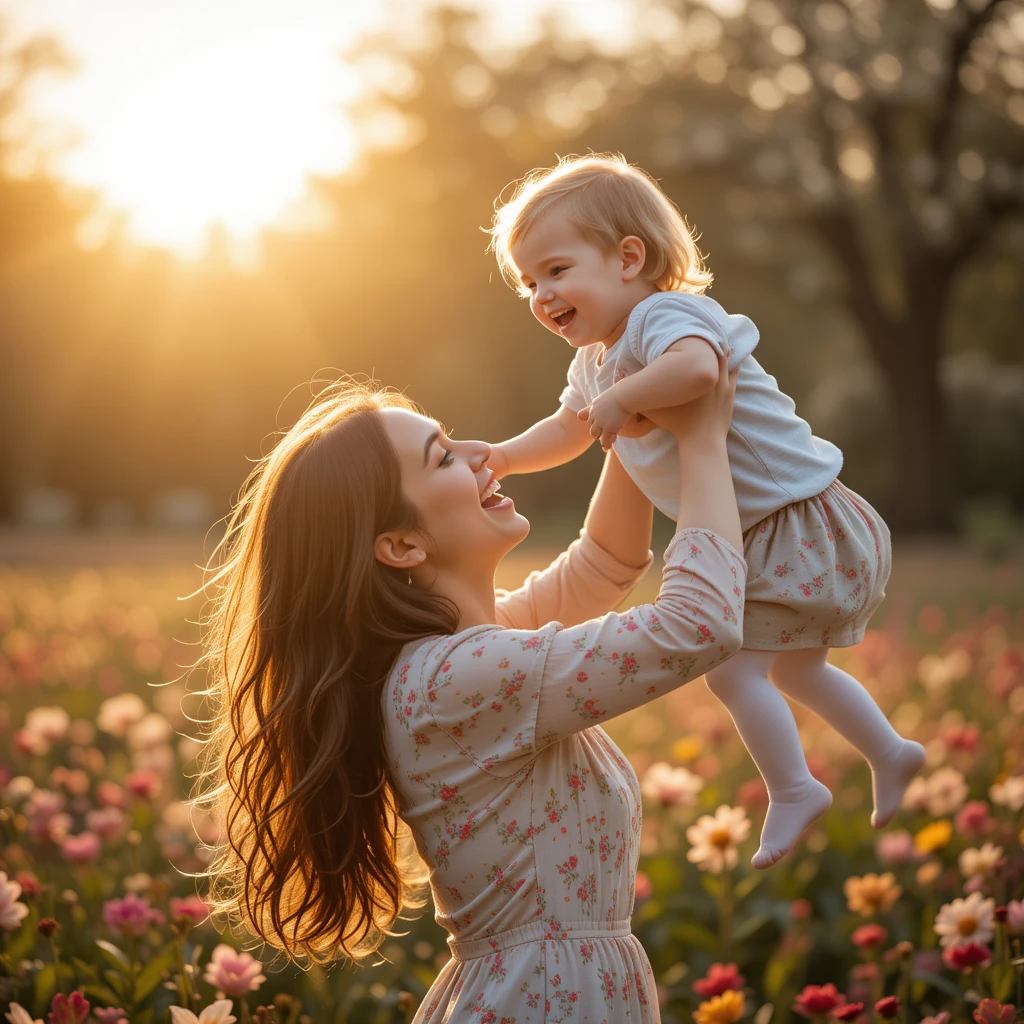 아이아 엄마가 행복해 하는 모습