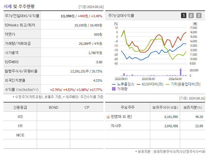 노루홀딩스_기업개요