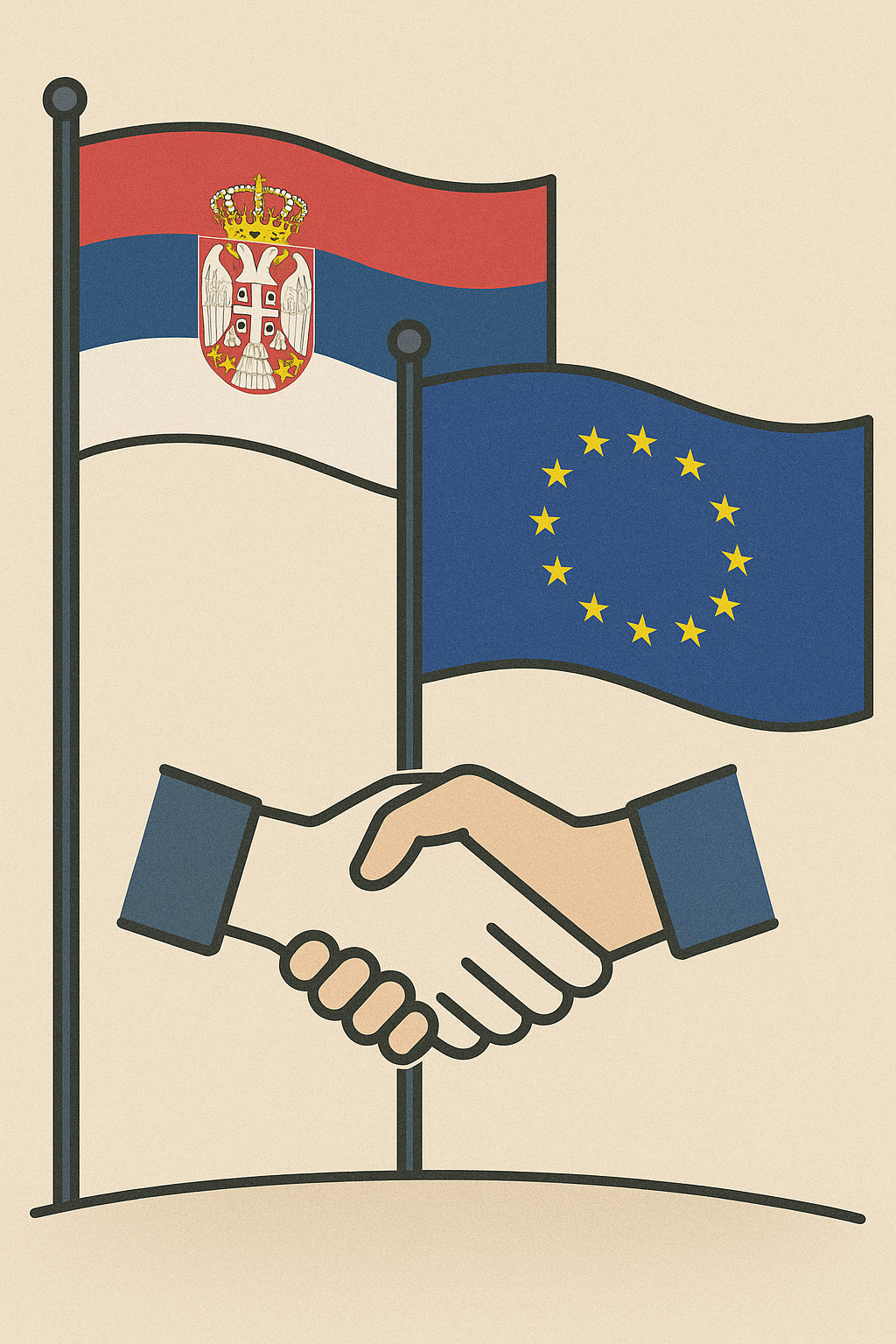 세르비아와 유럽연합 사진
