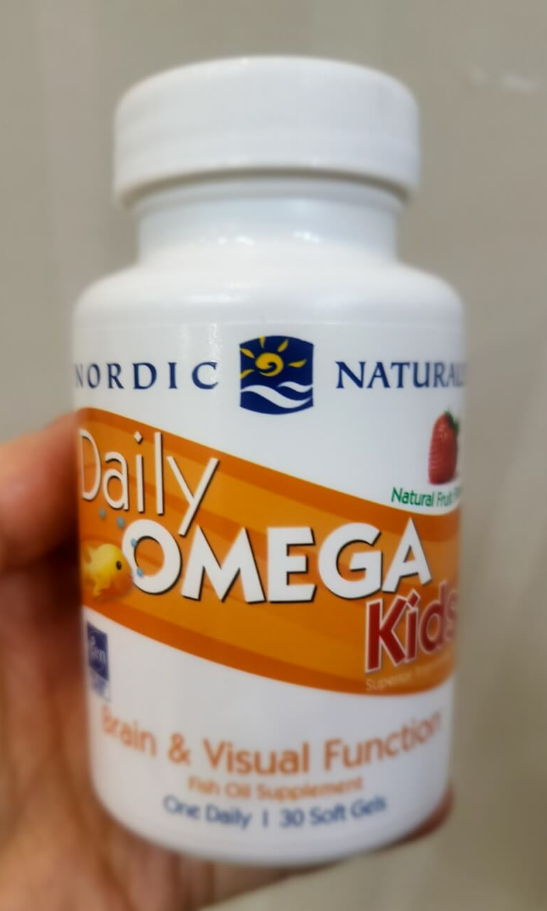 노르딕내추럴스 데일리 오메가 키즈 500mg 과일맛 30소프트젤