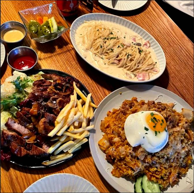 남매식당 B&S 크림파스타