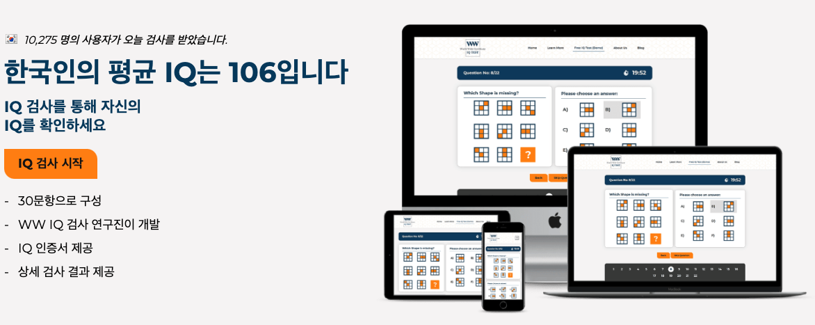 IQ멘토 홈페이지