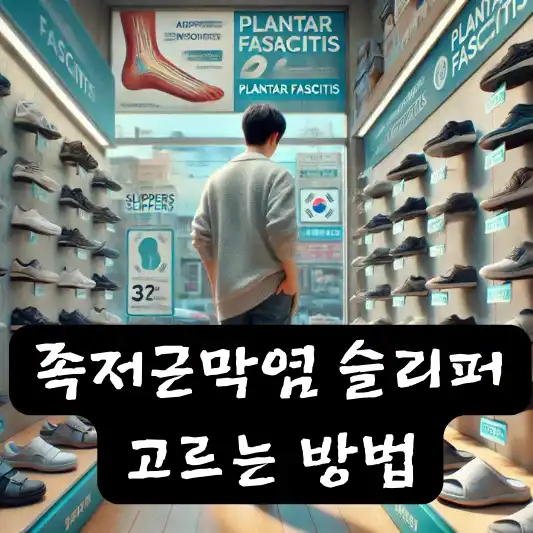 족저근막염 슬리퍼 고르는 방법 관리 예방