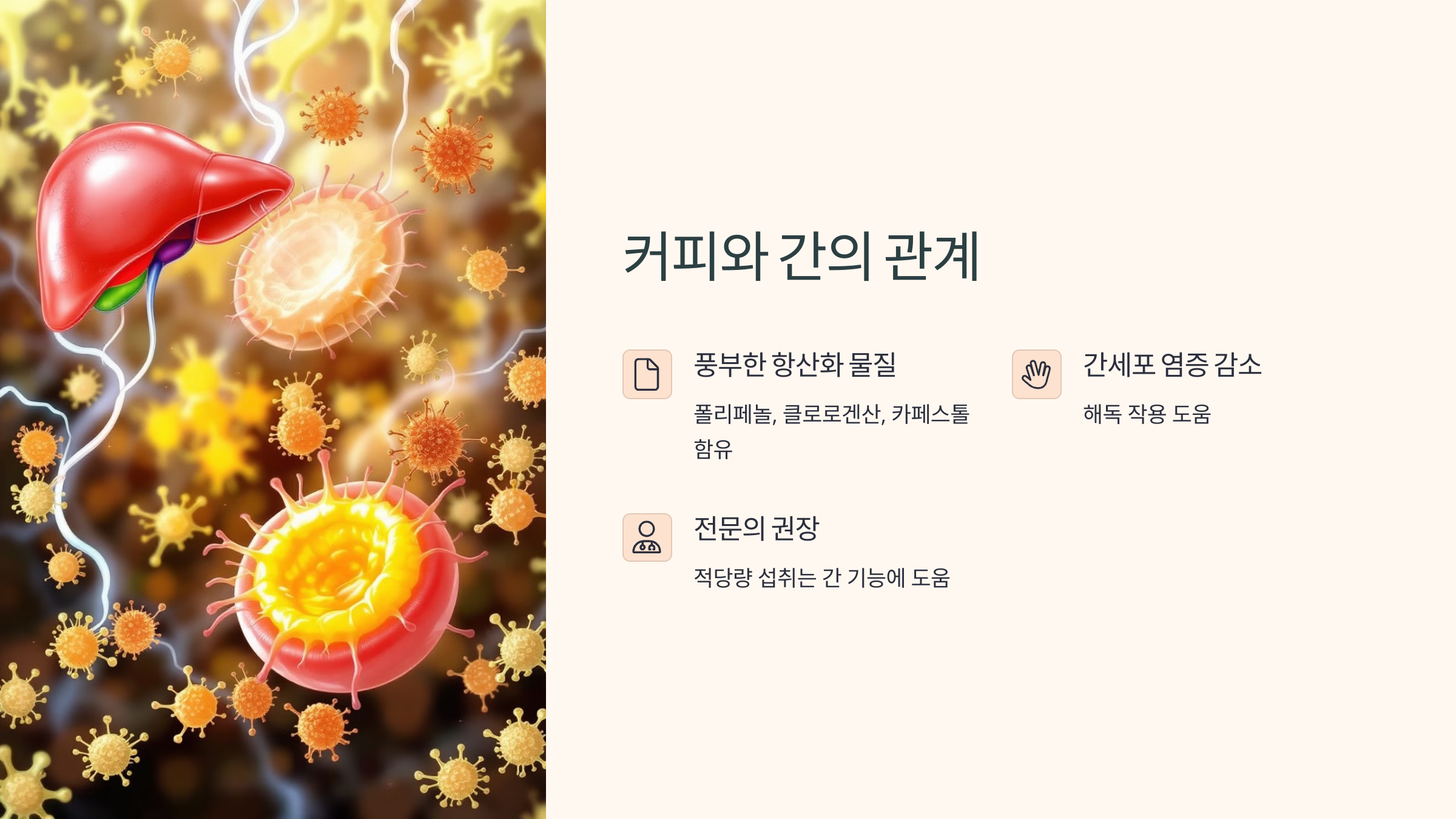 커피와 간의 관계