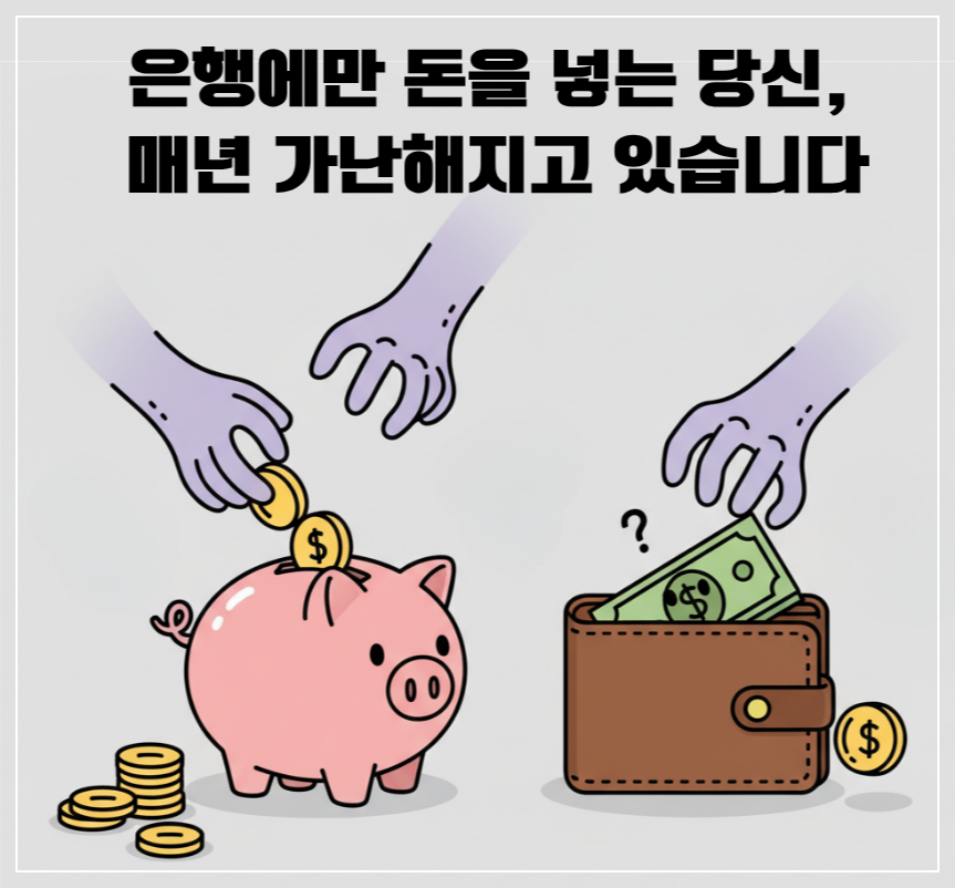 은행에만 돈을 넣는 당신, 매년 가난해지고 있습니다 (인플레이션의 진실)