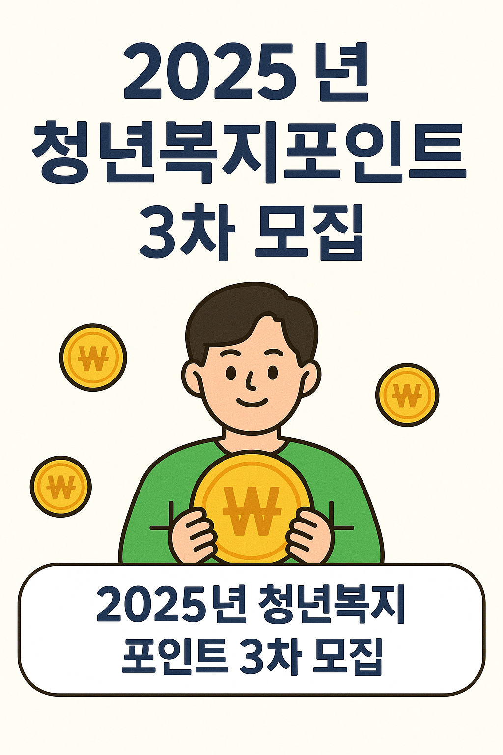 2025년 청년복지포인트 3차 모집 일정 총정리
