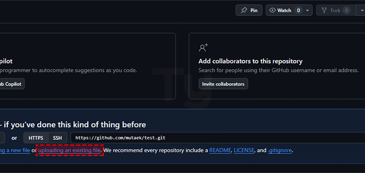 깃허브에 코드 업로드