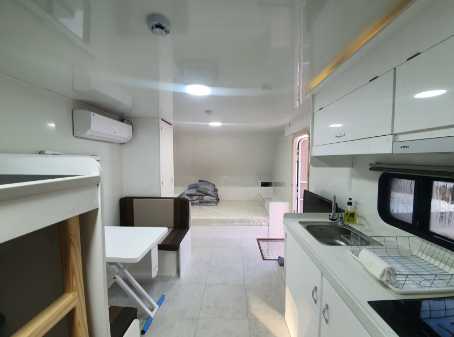 용인자연휴양림-예약-숙박시설-캠핑카-내부