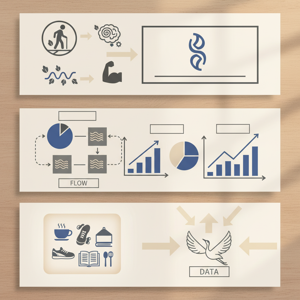 複合介入による転倒予防の有効性に関する統計・生理メカニズム・対策を示す政策リポート用インフォグラフィック