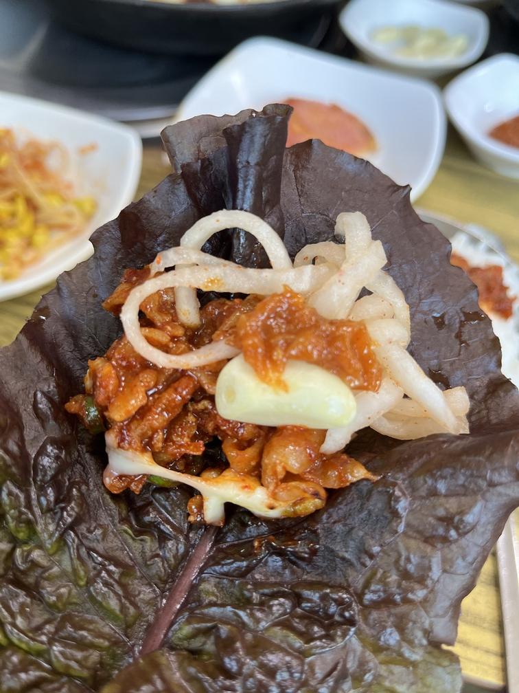 치즈불백입니다