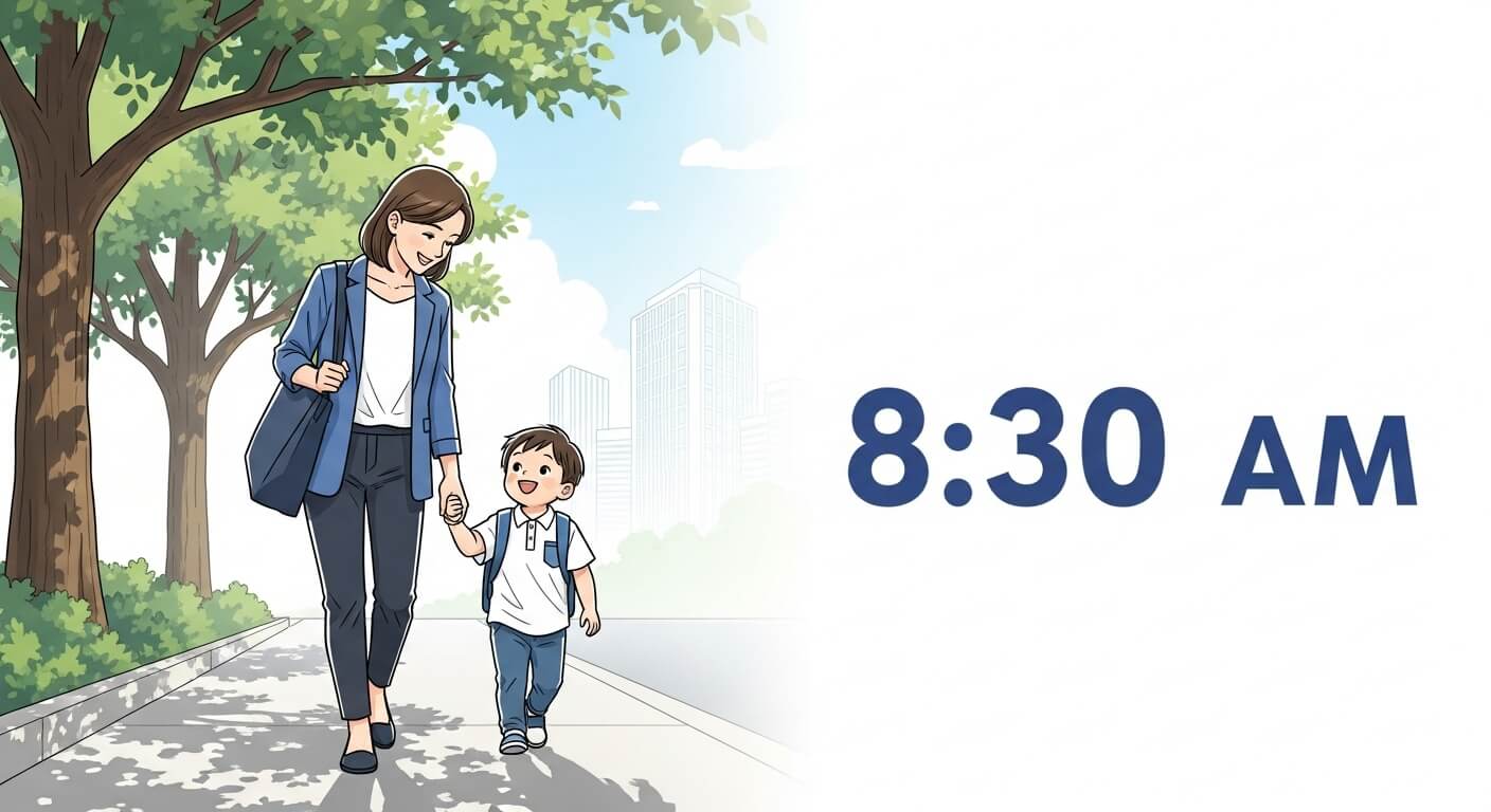 엄마와유아의행복한 아침 - 오전 8시30분