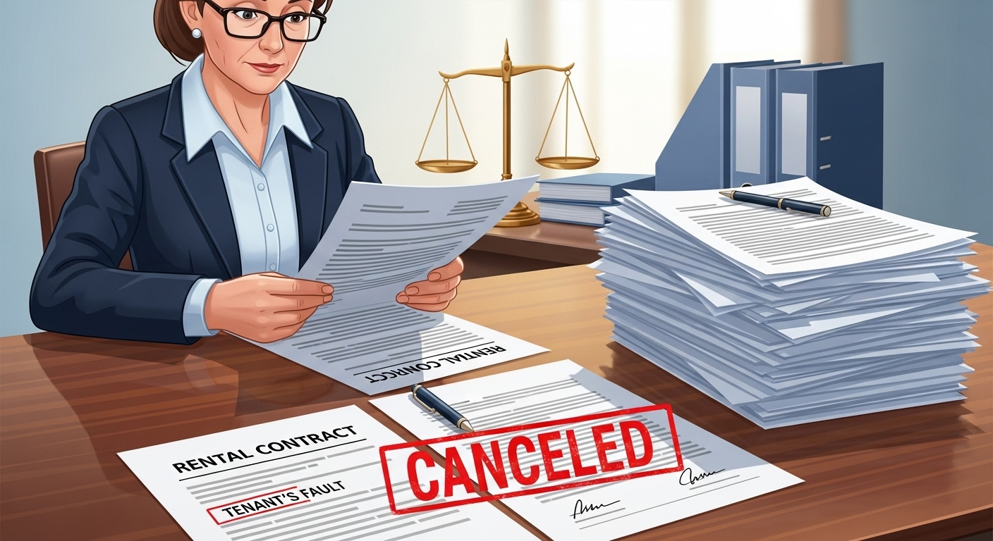 임차인 과실로 인한 계약 해지, 어떤 상황이 해당될까?