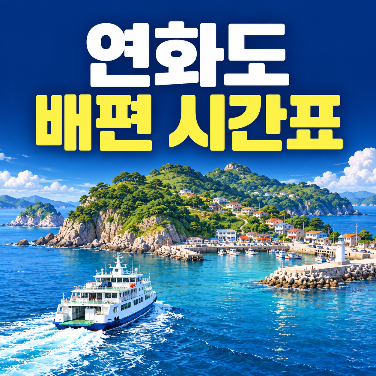 통영 연화도 배편 시간표|출발항·운임·예약방법 확인