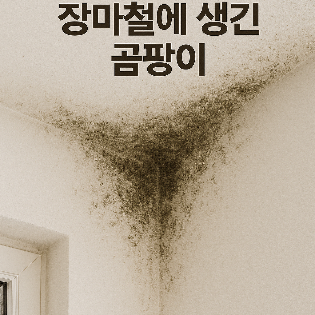 장마철 곰팡이 방지 꿀팁