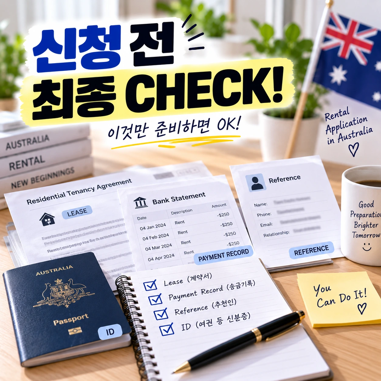 호주 렌트 신청 전 체크리스트