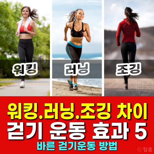 워킹 러닝 조깅 차이,걷기운동 효과,걷기운동방법
