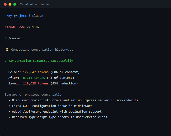 Claude Code 컨텍스트 윈도우 초과 오류 해결법