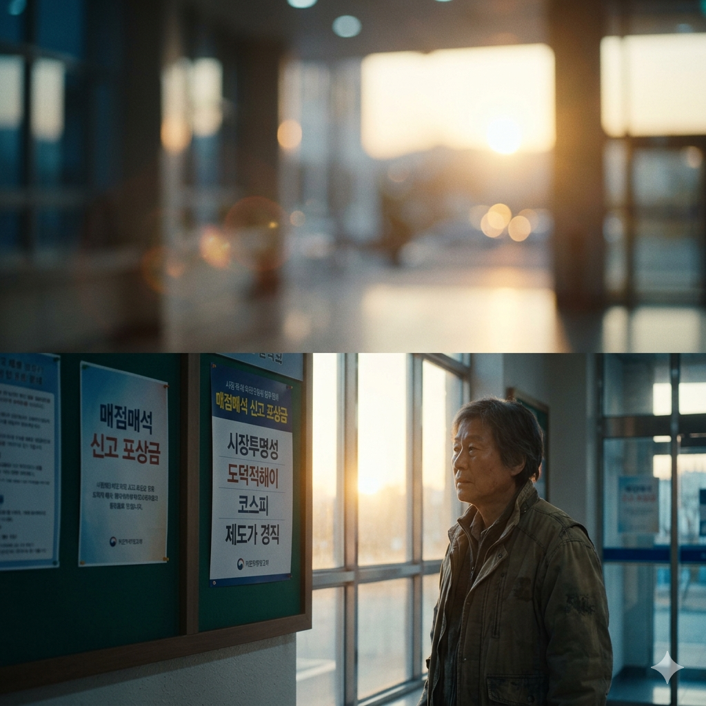 매점매석 신고 포상금 (시장투명성, 도덕적해이, 코스피, 제도가 경직)