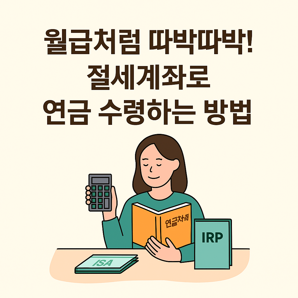 절세계좌로 연금 수령하는 법