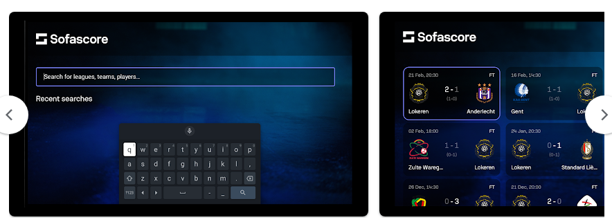 Sofascore 실시간 스포츠 점수 보기 앱, 모든 스포츠 경기 결과와 통계 조회하기