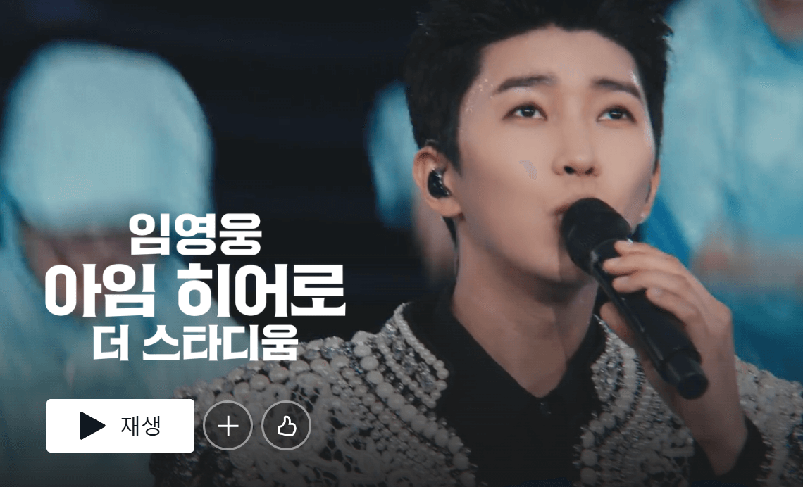 임영웅 콘서트 영화 넷플릭스에서 다시보기 시청방법