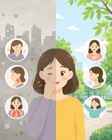 미세먼지 심한 날 몸 변화 상태14