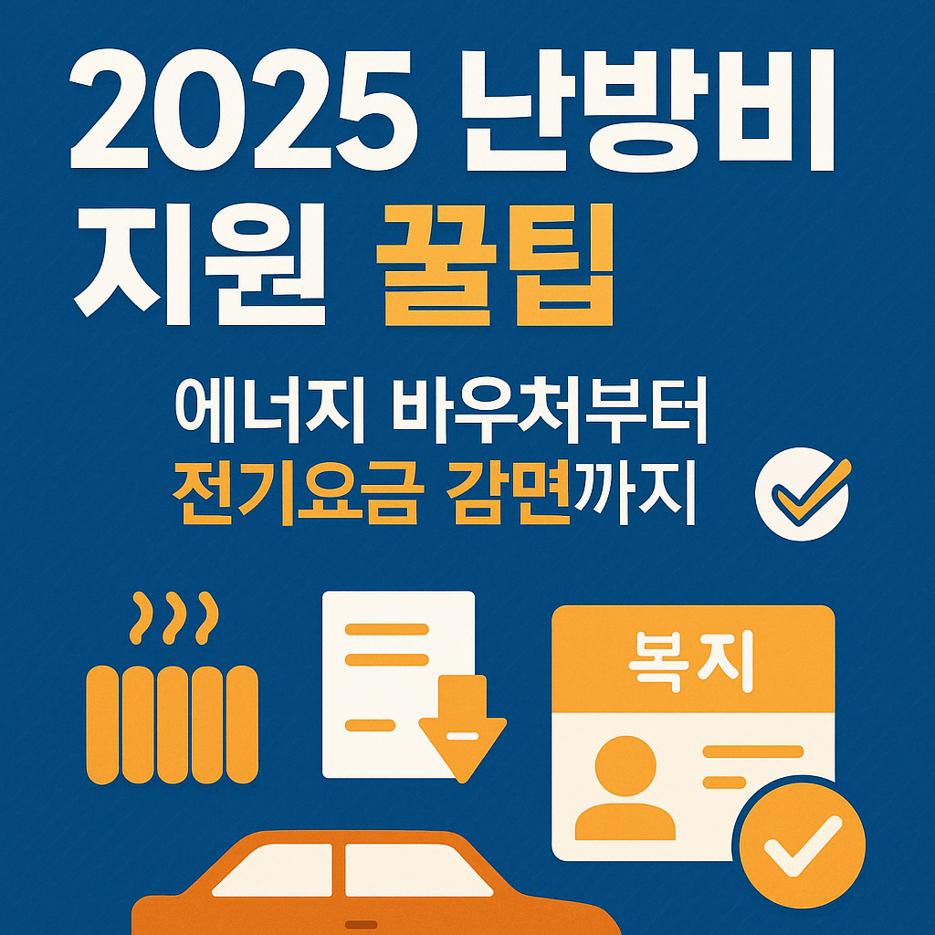 2025 난방비 지원정책 총정리