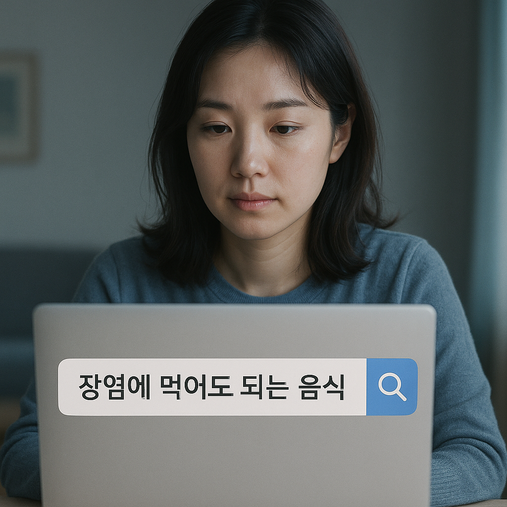 장염에 먹어도 되는 음식