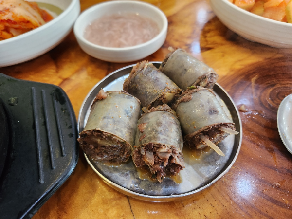 아우내 장터순대 순대
