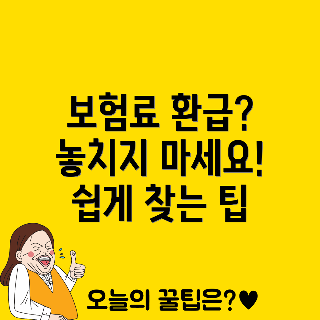 건강보험료 환급금
