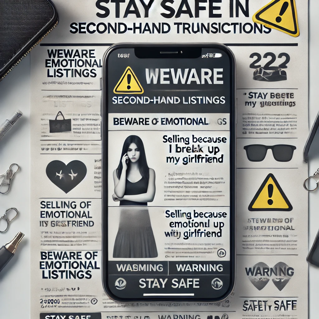 중고거래 사기 방지 '여친과 헤어져서 팝니다' 매물 주의 및 안전한 거래 방법