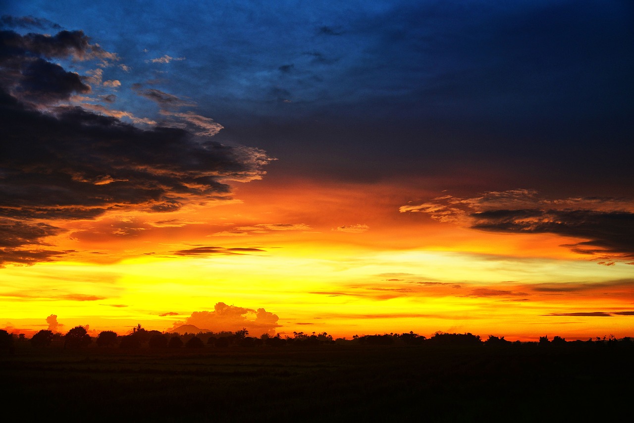필리핀, 석양, 노을 이미지