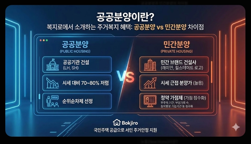 공공분양 청약조건 신청방법 혜택3분확인