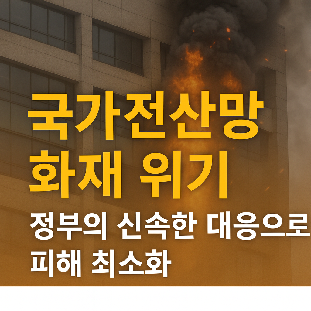 국가전산망 화재 위기