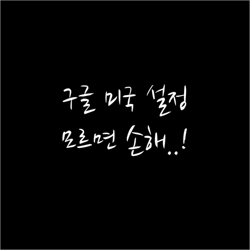 해외 검색 결과 확인을 위한 구글 미..