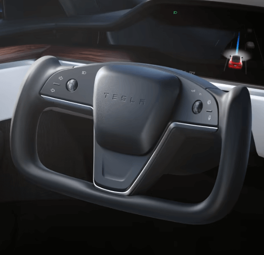 Tesla-Model-S-Plaid-요크-스티어링-휠