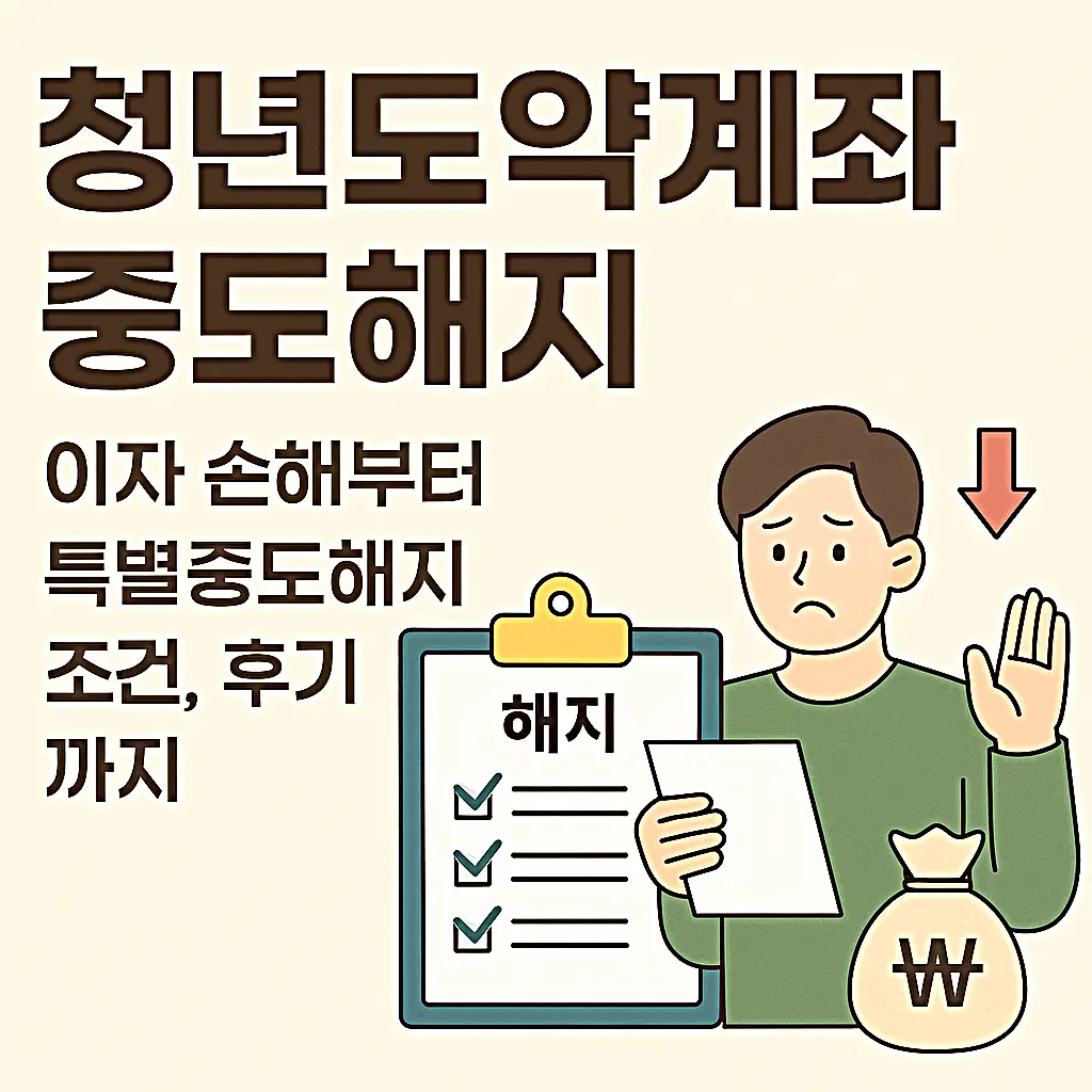 청년도약계좌 중도해지 총정리