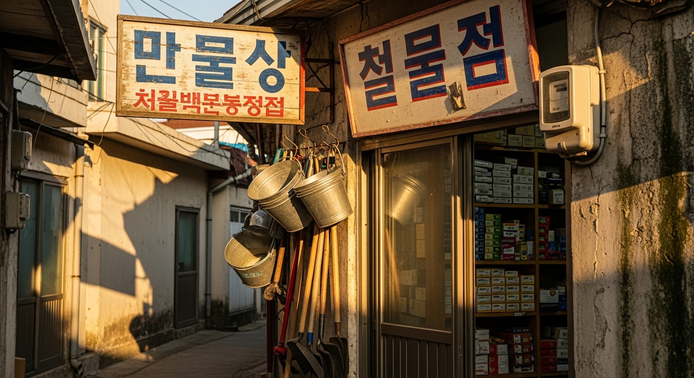 오래된 동네 철물점의 풍경