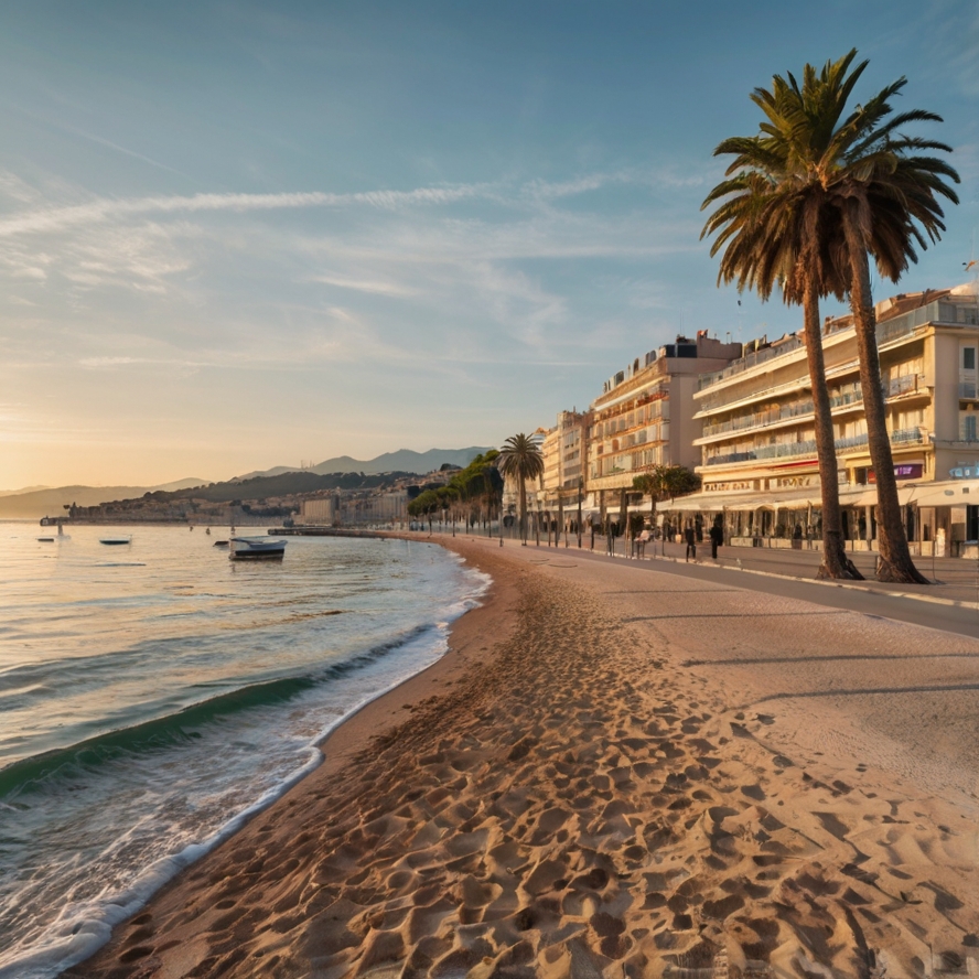 칸 여행 이미지