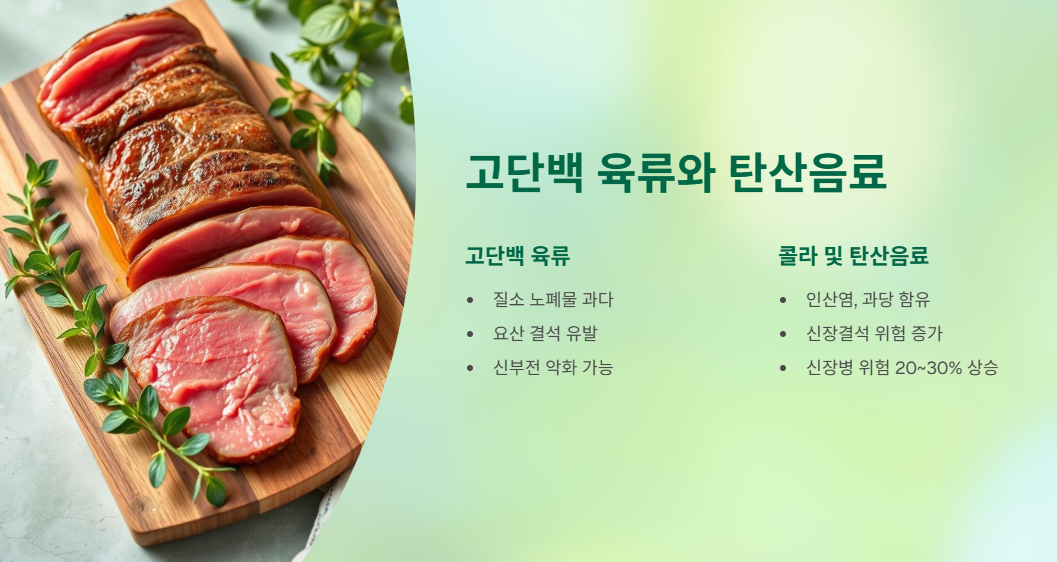 육류 위주의 고단백 식단 &ndash; 질소 노폐물의 부담