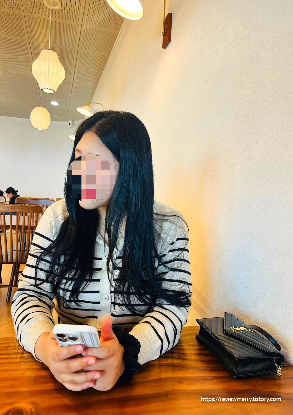 염색 후 다음날 머리셋팅